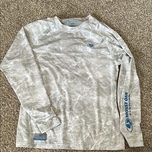 Mossy Oak Performance Shirt in Light Gray and Blue